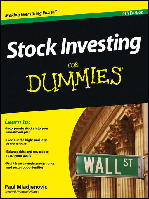 Title details for Stock Investing For Dummies by Paul Mladjenovic - Wait list